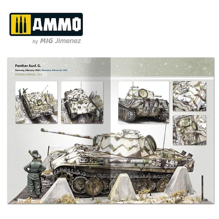 Ammo Paint, How to Paint Winter WWII German Tanks Multilingüal