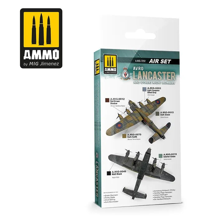 Ammo Paint, AVRO Lancaster and Others Night Bombers Air Set