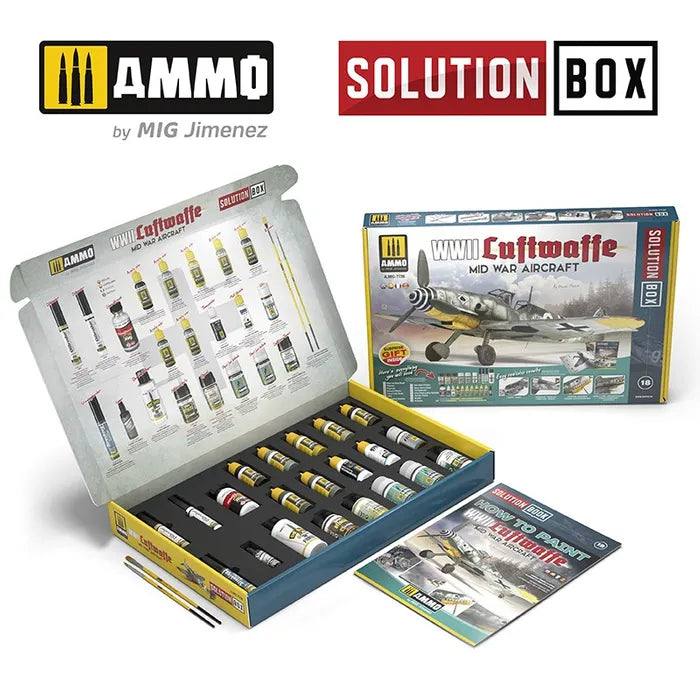 Ammo Paint, SOLUTION BOX #18 WWII Luftwaffe Mid War Aircraft