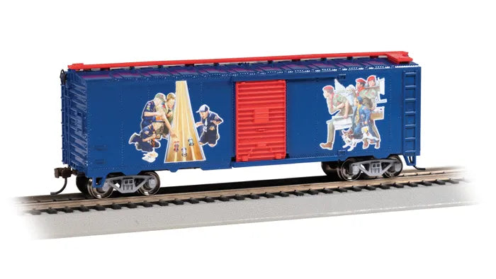 BACHMANN BOY SCOUTS OF AMERICA HO SCALE PS1 40 BOX CAR