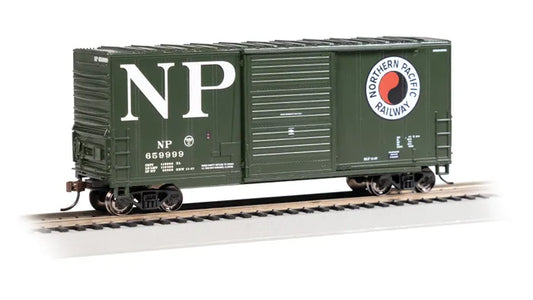 BACHMANN NORTHERN PACIFIC #659999 HO SCALE HI-CUBE BOX CAR