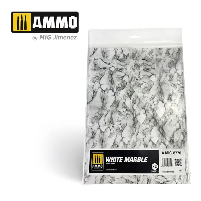 AMMO, White Marble. Sheet of Marble (2)