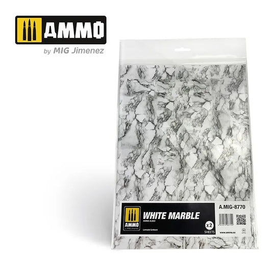 AMMO, White Marble. Sheet of Marble (2)
