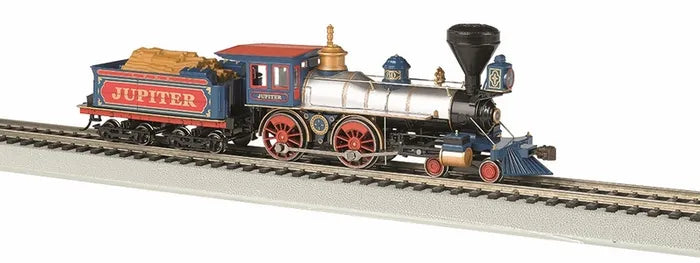 BACHMANN CENTRAL PACIFIC 'JUPITER' AMERICAN 4-4-0 LOCO W/DCC. HO SCALE