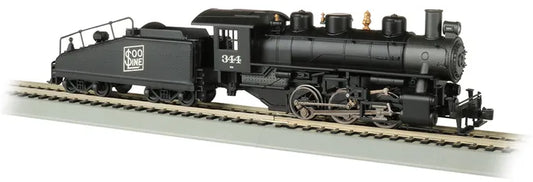 BACHMANN STD. DC SOO LINE #344 USRA 0-6-0 SWITCHER W/SLOPE BCK TNDR HO SCALE