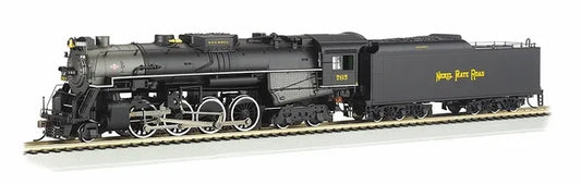 BACHMANN NICKEL PLATE RD. #765 BERKSHIRE2-8-4 LOCO/RAIL FAN/DCC. HO SCALE