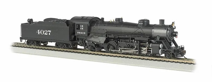 BACHMANN FRISCO #4027 USRA LIGHT 2-8-2 LOCO/MED. TENDER, DCC READY. HO SCALE