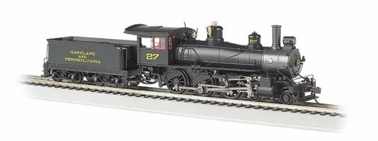 BACHMANN MARYLAND & PENN. #27 BALDWIN #27 4-6-0 LOCO, DCC READY. HO