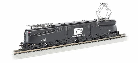 BACHMANN PENN CENTRAL #4853 GG-1 ELEC. LOCO BLK & WHITE, DCC, HO SCALE