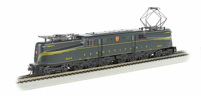 BACHMANN PRR #4829 GG-1 ELEC. LOCO, GREEN W/FEATHERED STRIPE/DCC, HO SCALE