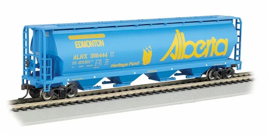 BACHMANN ALBERTA/EDMONTON 4-BAY CYLINDRICAL GRAIN HOPPER. HO SCALE