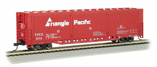 BACHMANN TRIANGLE PACIFIC EVANS #5114 ALL DOOR BOXCAR. HO SCALE