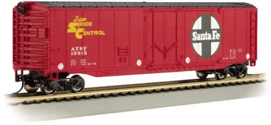 BACHMANN SANTA FE ATSF15913 50FT PLUG DOOR BOXCAR. HO SCALE