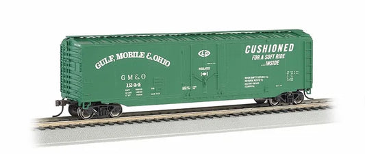 BACHMANN GULF MOBILE & OHIO #1244 50FT PLUG DOOR BOXCAR. HO SCALE