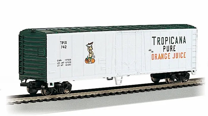 BACHMANN TROPICANA PURE ORANGE JUICE TPIX742 50FT STEEL REEFER. HO SCALE