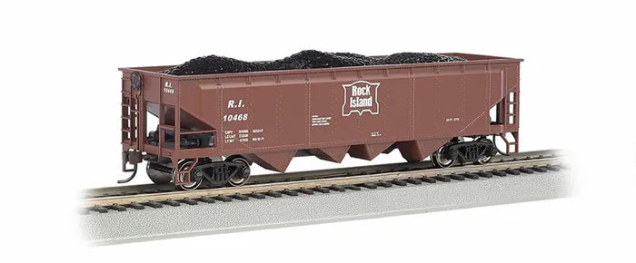 BACHMANN ROCK ISLAND #10468 40FT QUAD HOPPER CAR. HO SCALE