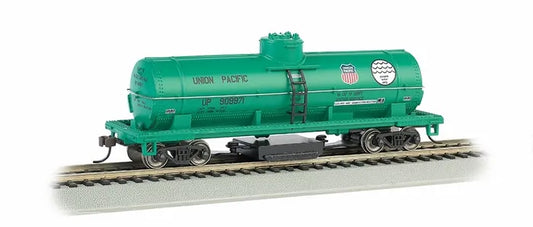 BACHMANN UNION PACIFIC MAINTENANCE OF WAY TRACK CLEANING TANK CAR. HO SCALE