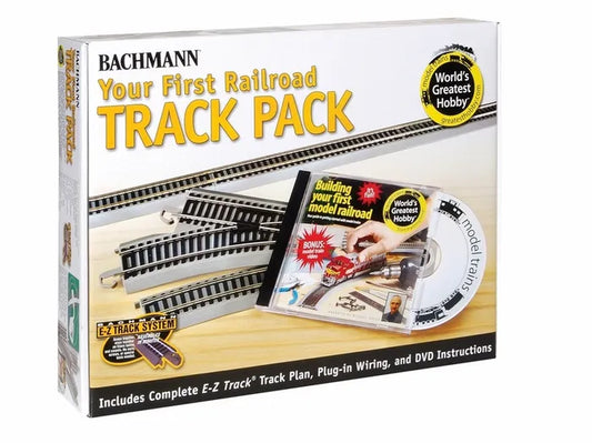 BACHMANN NICKEL SILVER FIRST RAILROAD 45PC TRACK PACK, HO SCALE