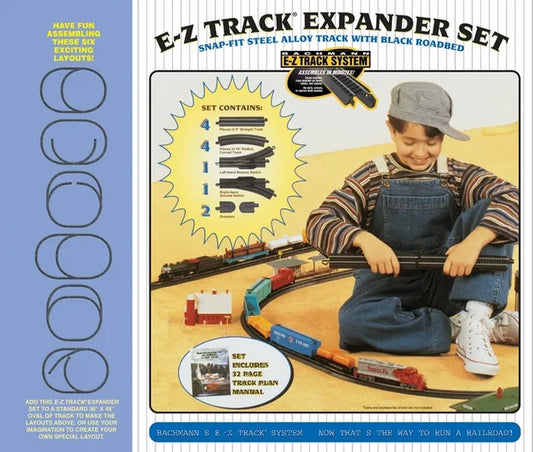 BACHMANN STEEL ALLOY E-Z TRACK EXPANDERSET W/12 PCS ASSTD., HO SCALE