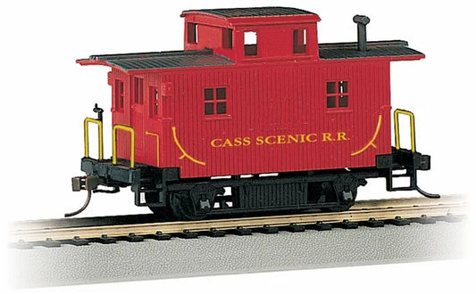 BACHMANN CASS SCENIC R.R. BOBBER CABOOSE HO SCALE