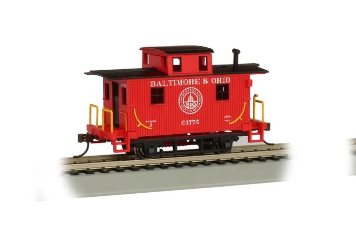 BACHMANN BALTIMORE & OHIO #C1775 4-WHEELBOBBER CABOOSE, HO SCALE