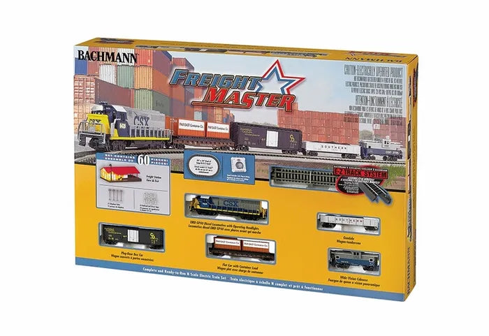 BACHMANN FREIGHTMASTER TRAIN SET. N SCALE