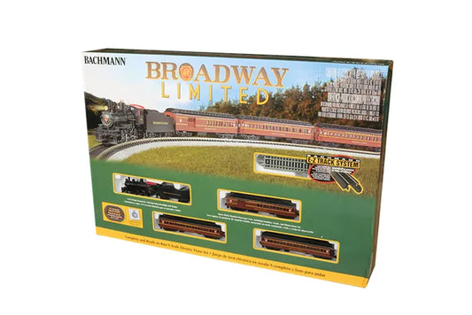 BACHMANN THE BROADWAY LIMITED PASSENGERTRAIN SET W/4-6-0 STEAM LOCO N SCALE