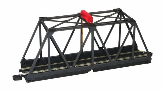 BACHMANN E-Z TRACK TRUSS BRIDGE W/BLINKING LIGHT, HO SCALE