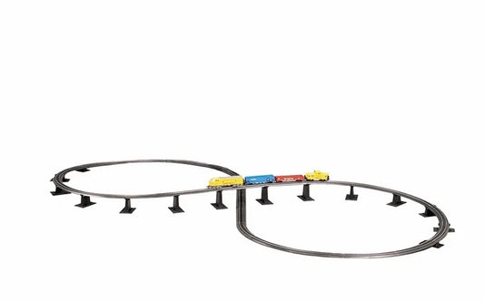 BACHMANN STEEL ALLOY E-Z TRACK, OVER-UNDER FIG. 8 TRACK PACK. HO SCALE