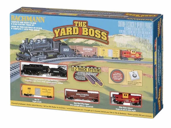 BACHMANN YARD BOSS TRAIN SET WITH EZ TRACK. N SCALE