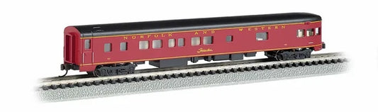 BACHMANN NORFOLK & WESTERN 85FT SMOOTH SIDE OBS. CAR LIT INT. HO SCALE