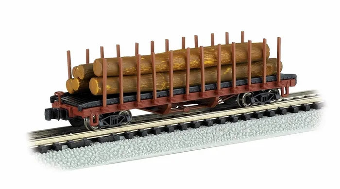 BACHMANN ACF 1906-1935 ERA 40FT LOG CAR N SCALE