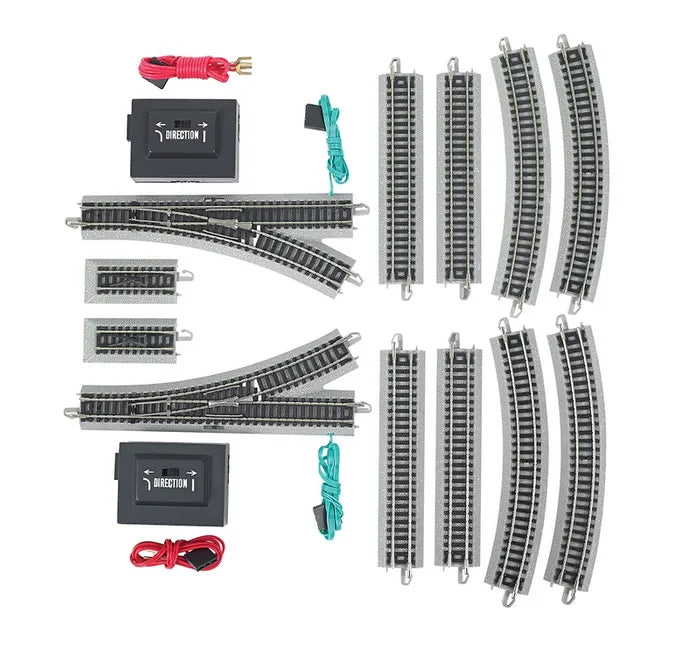 BACHMANN E-Z TRACK 12PC EXPANDER TRACK PACK, N SCALE