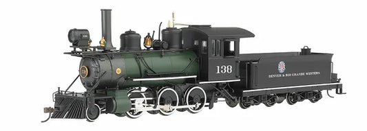 BACHMANN D&RGW #138 2-6-0 STEAM LOCO W/DCC SOUND READY