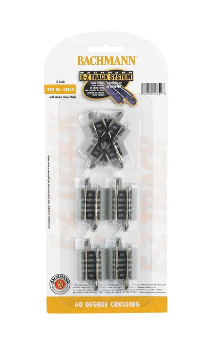 BACHMANN 60 DEGREE CROSSING, N SCALE