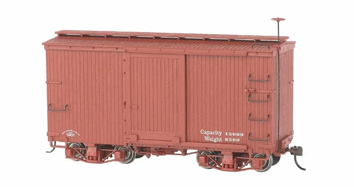 BACHMANN 18FT FREIGHT CAR ( 2 PER BOX )PAINTED OXIDE RED