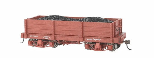 BACHMANN 18FT LOWSIDE GONDOLAS OXIDE REDDATA ONLY (2/BOX)