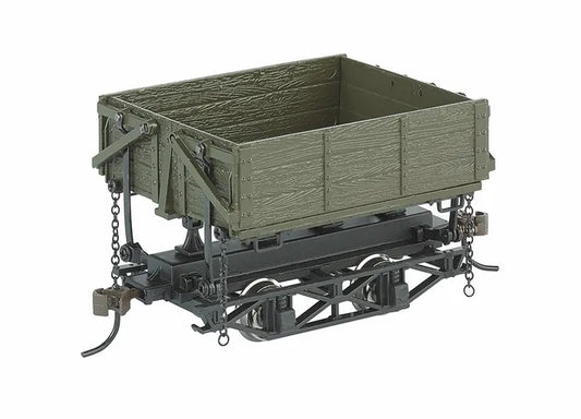 BACHMANN WOOD SIDE DUMP CAR GRN (3 BOX)