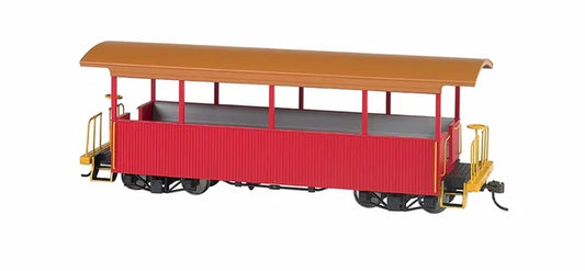 BACHMANN EXCURSION CAR, RED/TAN ROOF