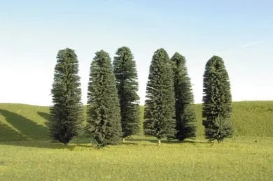 BACHMANN 5"-6" CEDAR TREES 6 PCS PER PACK