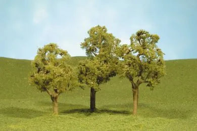 BACHMANN SCENESCAPES 3"-4" ELM TREES 3 PER PACK. HO SCALE