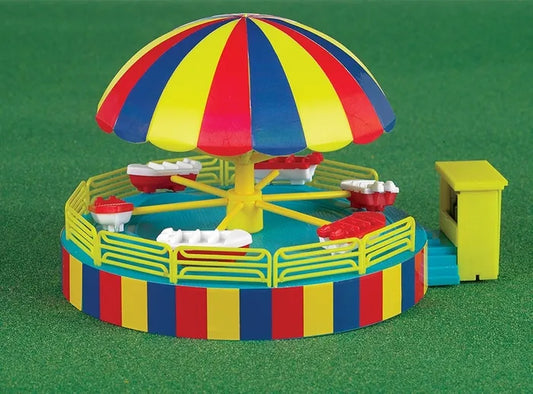 BACHMANN KIDDIE BOAT RIDE, OPERATING CARNIVAL RIDE KIT, HO SCALE