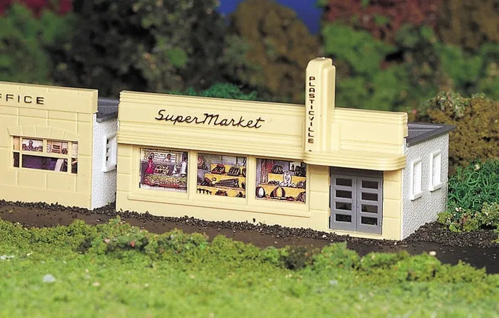 BACHMANN SUPERMARKET CLASSIC KITS, HO SCALE