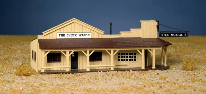 BACHMANN MARSHAL'S OFFICE & RESTAURANT CLASSIC KITS, HO SCALE