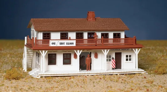 BACHMANN SALOON & BARBER SHOP CLASSIC KITS, HO SCALE