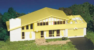 BACHMANN CONTEMPORARY HOUSE CLASSIC KITS, HO SCALE