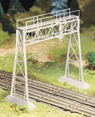 BACHMANN SIGNAL BRIDGE, SILVER, O SCALE