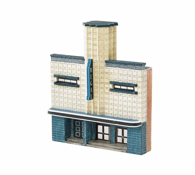 BACHMANN REGAL CINEMA FALSE-FRONT RESINBLDG, N SCALE