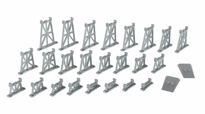 BACHMANN 26 PC GRADUATED TRESTLE SET, N SCALE