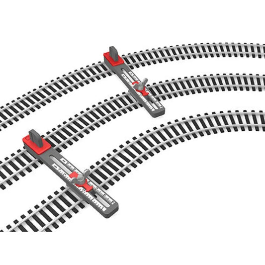 BACHMANN PARALLEL TRACK TOOL, 2 PACK, ADJUSTABLE, HO SCALE